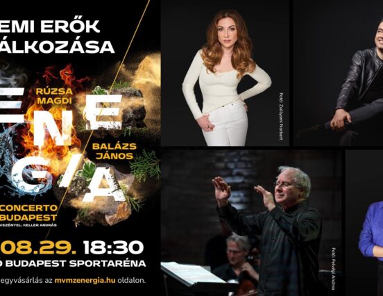 Elemental forces meet at the anniversary MVM ZENERGIA concert at the Papp László Budapest Sports Arena