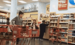 One Hundred Meter Freestyle Shopping Cart Ride – Video of the Day