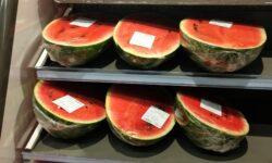 Hungarian melons have started to be sold at Auchan