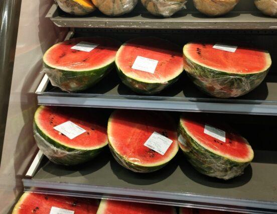 Hungarian melons have started to be sold at Auchan