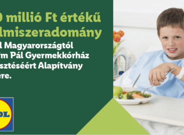 Lidl donates another HUF 100 million to the Heim Pál National Pediatric Institute