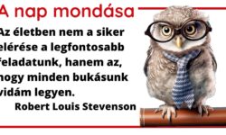 (HU) A nap mondása