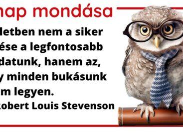 (HU) A nap mondása