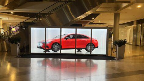 HOLOBOX debuted with a holographic car show at the Allee