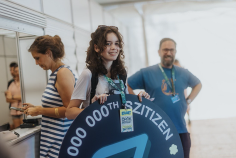 Hungarian girl becomes the festival’s 11 millionth visitor