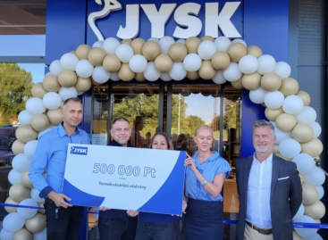 Körmenden nyitja meg 101. magyarországi egységét a JYSK