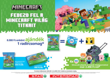 A Minecraft világa megelevenedik a SPAR áruházaiban