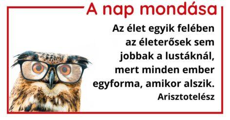 (HU) A nap mondása
