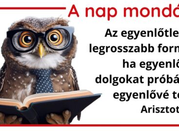 (HU) A nap mondása