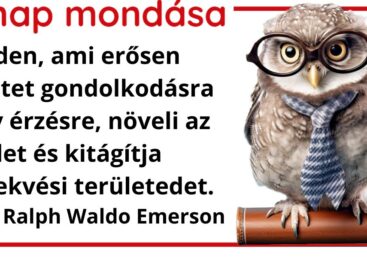 (HU) A nap mondása