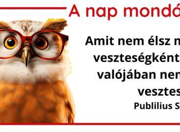 (HU) A nap mondása