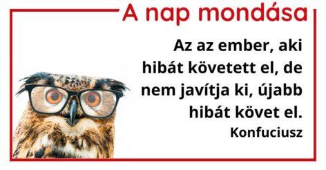 (HU) A nap mondása