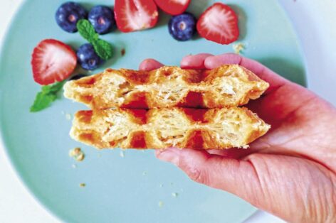 When croissant and waffle meet