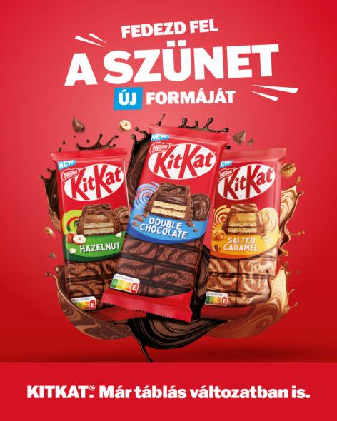 KitKat bar version has arrived – The iconic sweet is available in three flavors