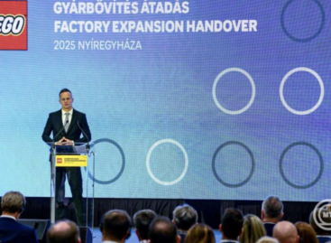 The world’s second largest LEGO factory was established in Nyíregyháza
