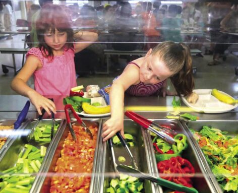Buffet system in schools