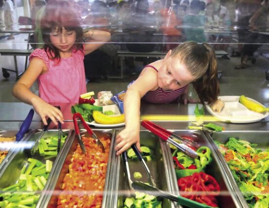 Buffet system in schools