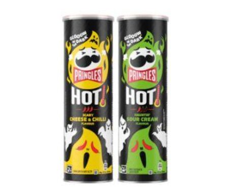 Pringles halloweeni HOT termékek világító köntösben