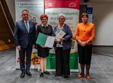 The awards for the most beautiful kitchen gardens were presented