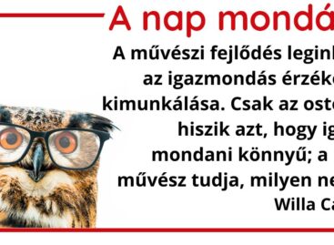 (HU) A nap mondása