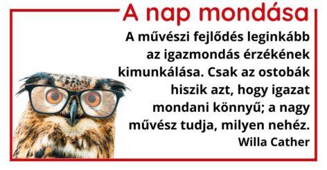 (HU) A nap mondása