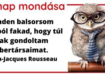 (HU) A nap mondása