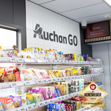 Young people, night shopping, average spending of 2,000 forints in two minutes – this is how Auchan GO was launched, which became the Automated Store of the Year