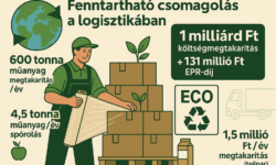 Évente több mint 600 tonna műanyaghulladék spórolható meg