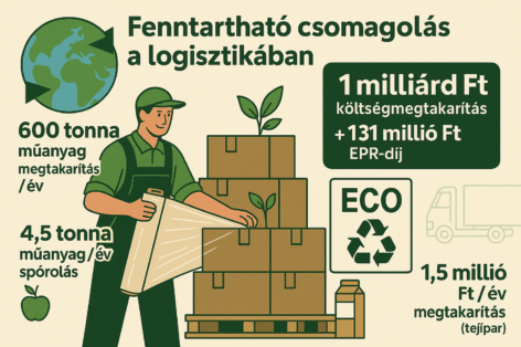 Évente több mint 600 tonna műanyaghulladék spórolható meg