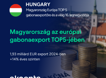A TOP5 exportőr között vagyunk Európában, a búza és a kukorica hajtják a kivitelünket