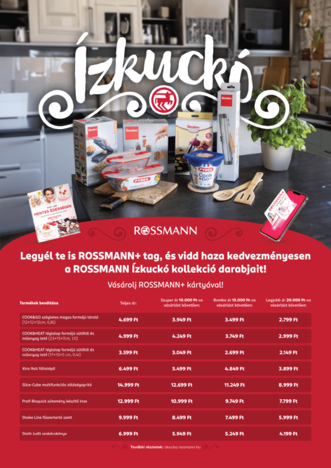 Vár a Rossmann Ízkuckó – 12 héten át tartó finom meglepetések a hűséges vásárlóknak