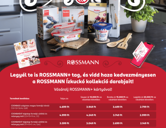 Vár a Rossmann Ízkuckó – 12 héten át tartó finom meglepetések a hűséges vásárlóknak