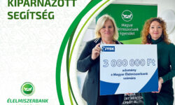 A JYSK és a Magyar Élelmiszerbank Egyesület közös adománya több ezer rászorulónak nyújtott segítséget