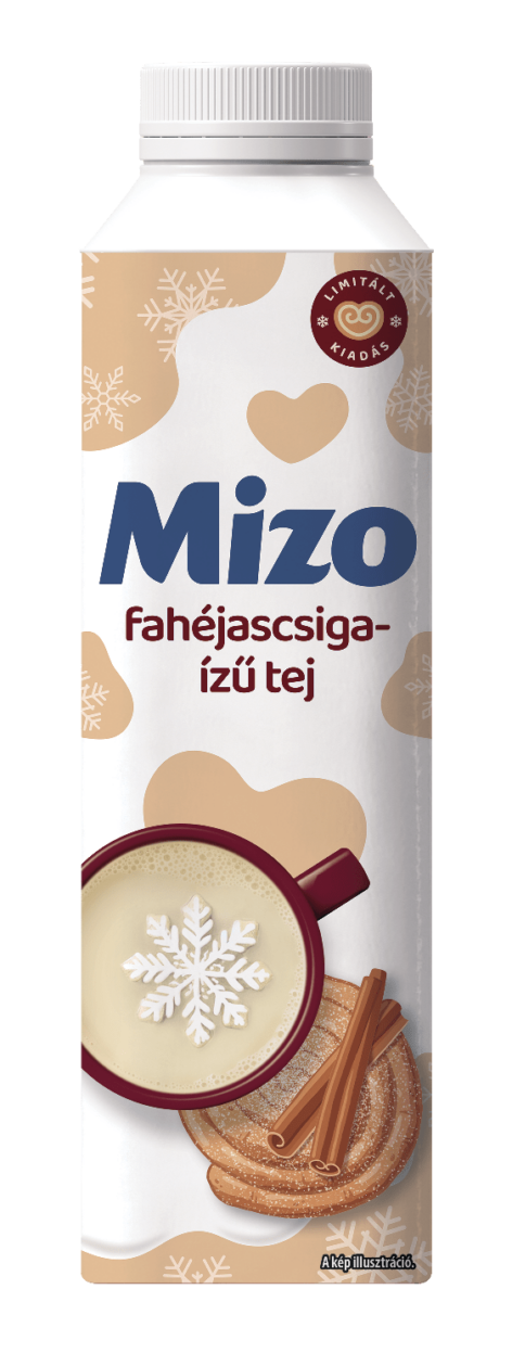 Get into holiday mood with Mizo cinnamon roll-flavored milk!
