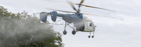 Befejeződött az őszi légi permetezés a szőlő aranyszínű sárgaság megfékezéséért