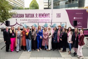 Artists and pink trucks raise awareness of the fight against breast cancer