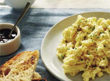 Vegán rántotta 30 000 láb magasságban