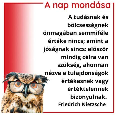 (HU) A nap mondása