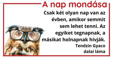 (HU) A nap mondása