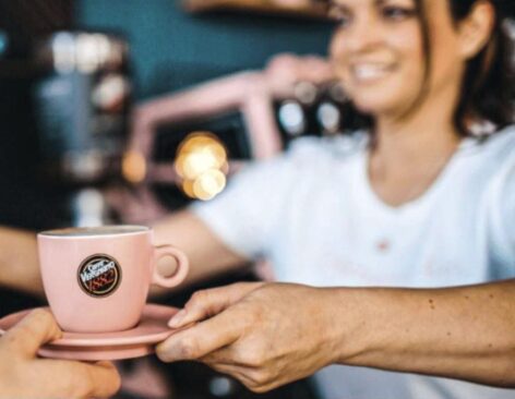 We spend days with drinking coffee