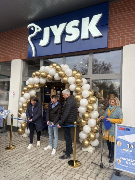 A JYSK Törökszentmiklóson nyitja meg 102. magyarországi áruházát