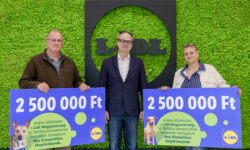 Több mint 10 tonna állateledel gyűlt össze a Lidl jóvoltából