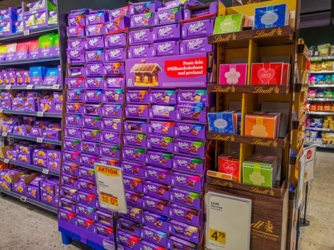 Árharc a Milka csokoládé körül Németországban