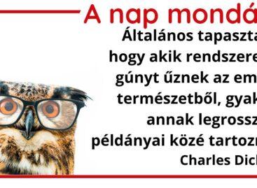 (HU) A nap mondása
