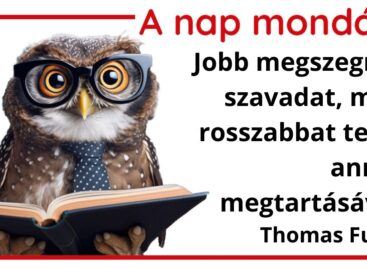(HU) A nap mondása