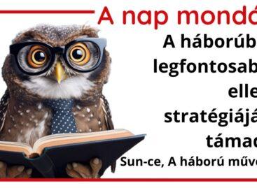 (HU) A nap mondása
