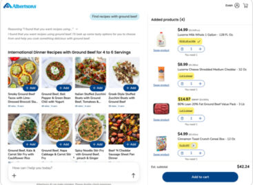 AI-asszisztenssel könnyíti a vásárlást az Albertsons