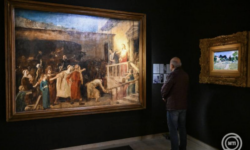 Munkácsy’s Ecce Homo painting is being built from LEGO bricks in Debrecen