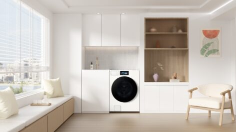 Samsung washing machines receive carbon footprint reduction certification under the DUCD regulation