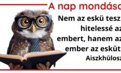 A nap mondása